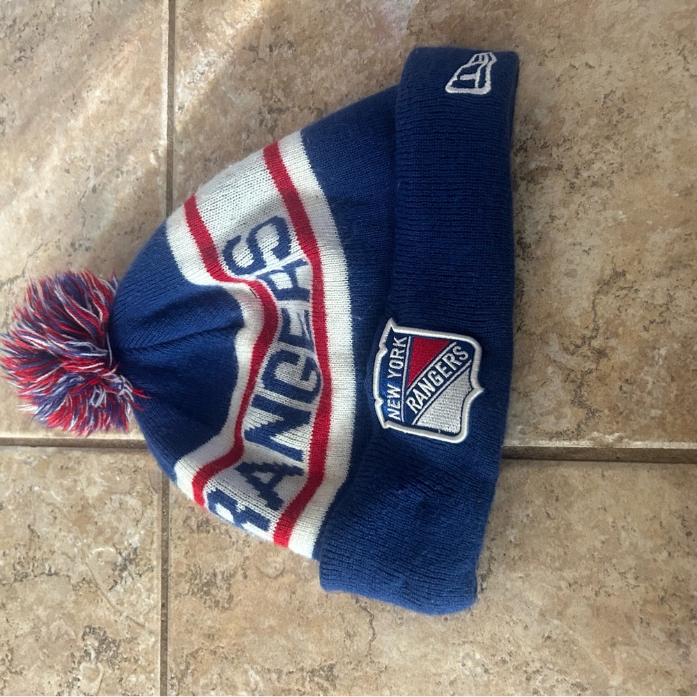 New Era Youth Blue Rangers  Beanie